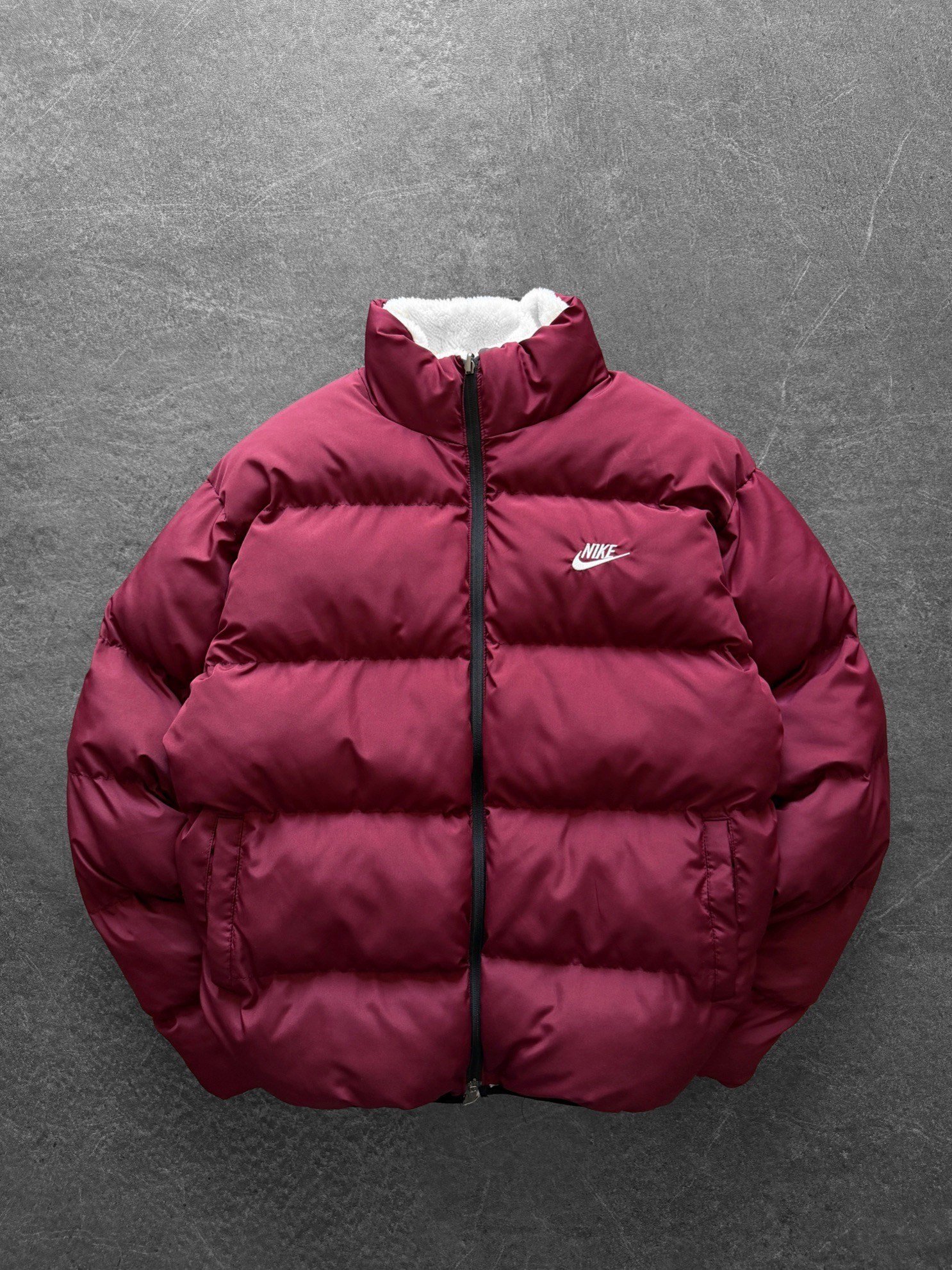 BORDO ÇİFT TARAFLI NİKE MONT