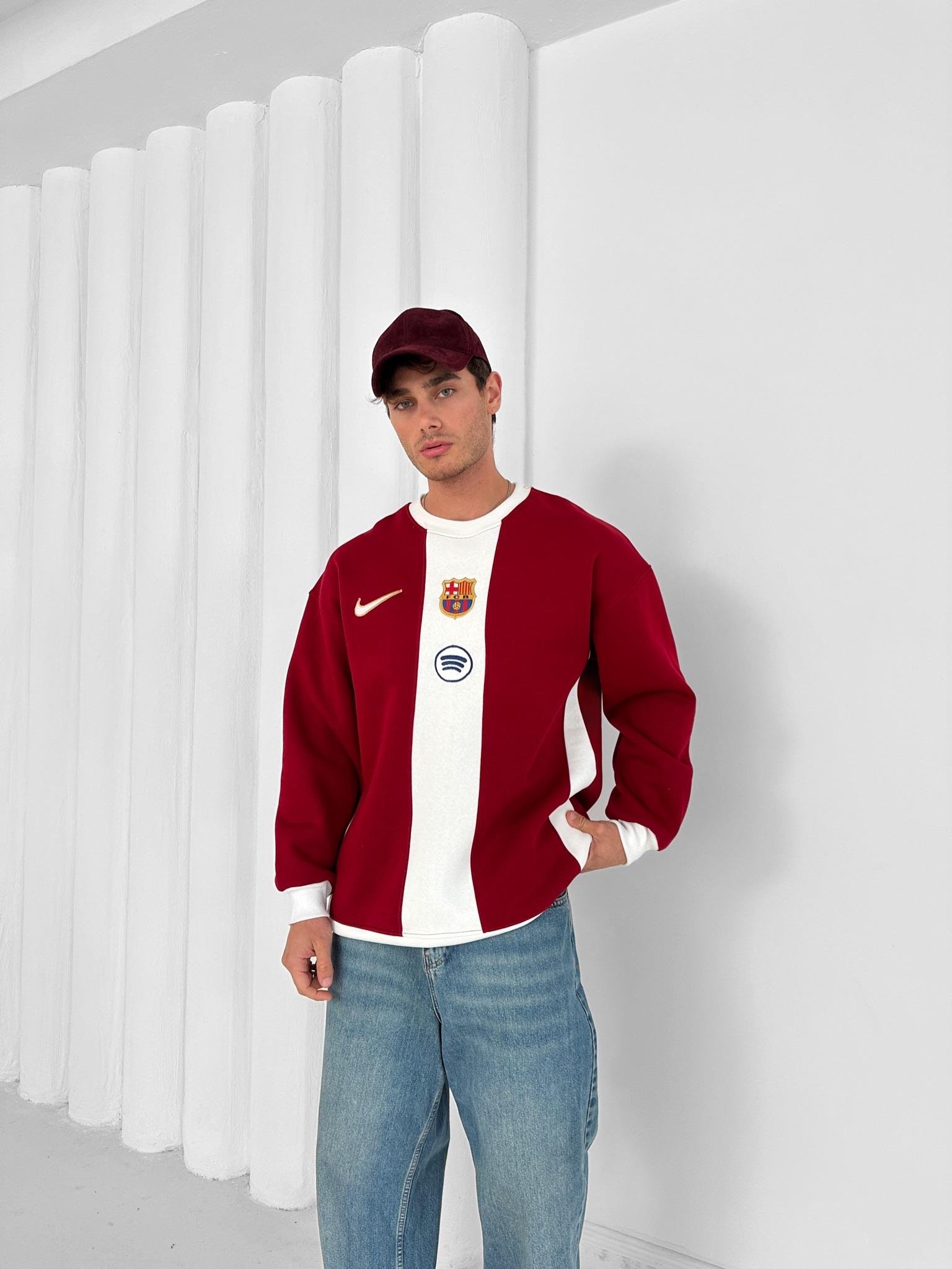 Bordo Spt Barça Sweat
