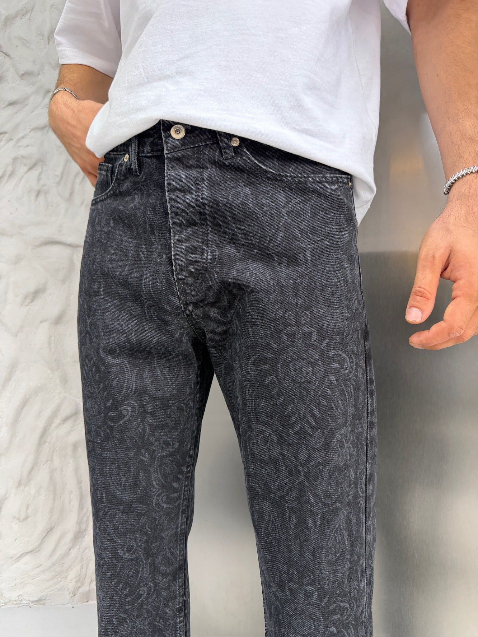 DESENLİ BAGGY PANTOLON