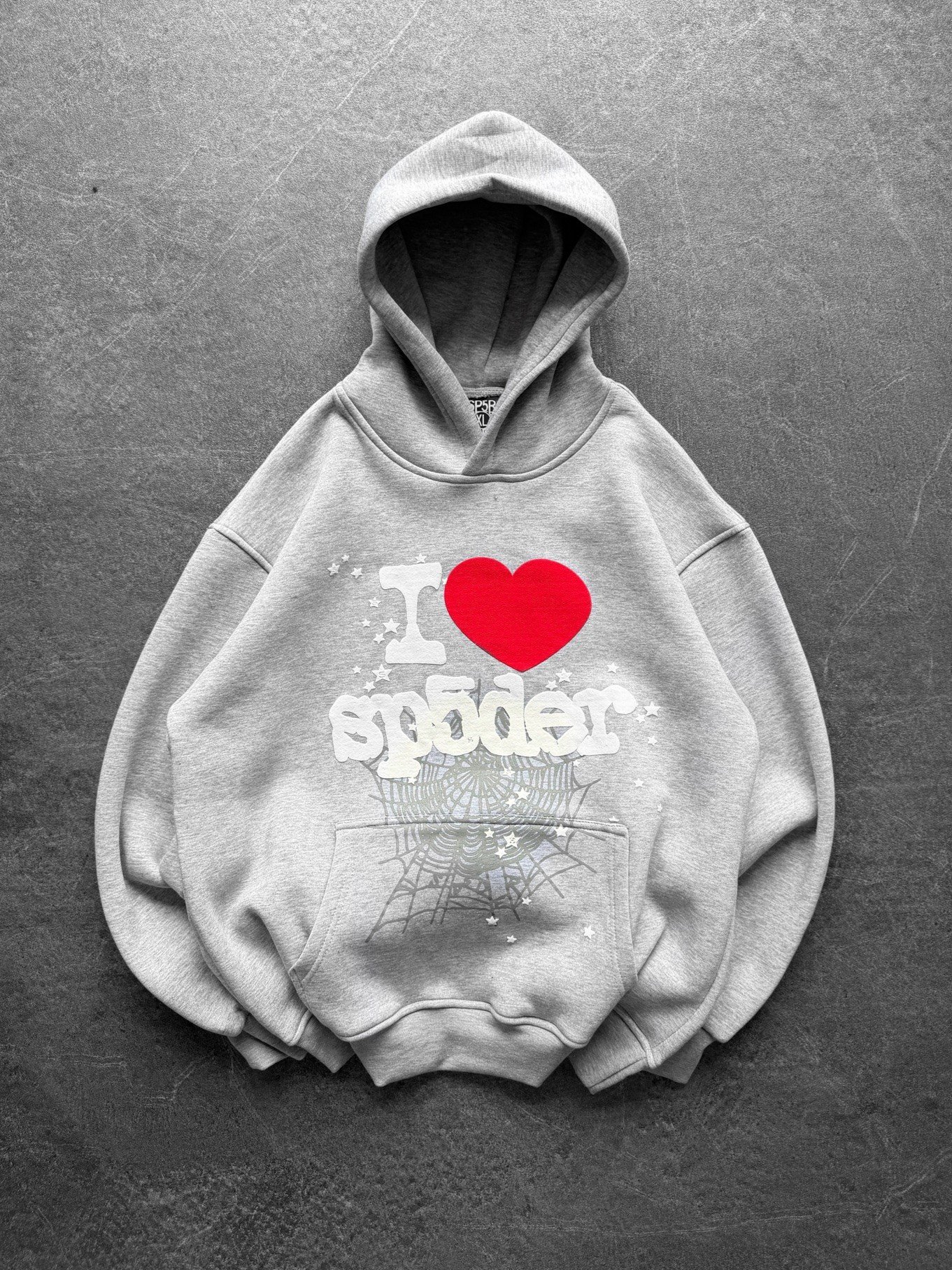 GRİ KAPŞONLU SP5DER SWEAT