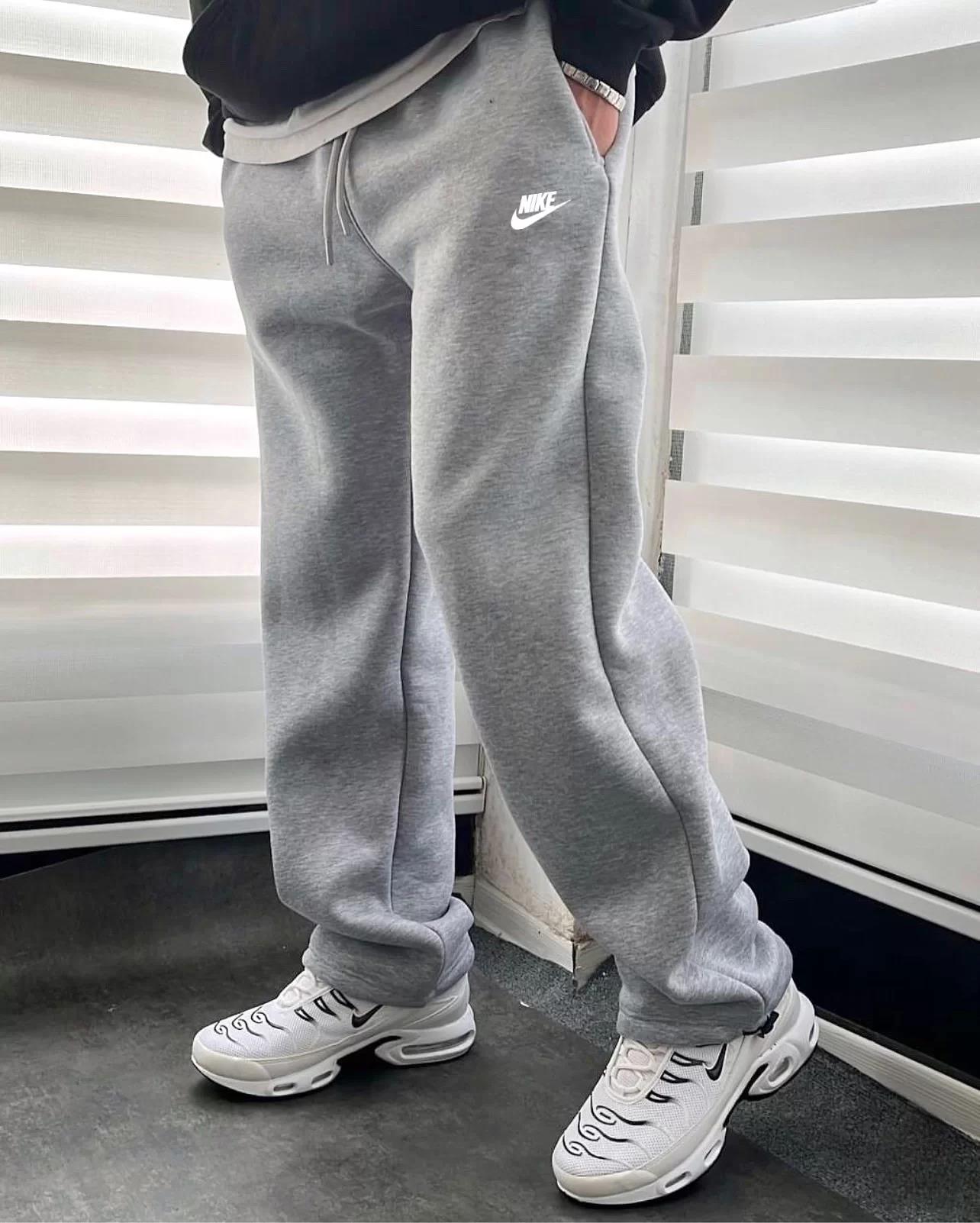 Grii Baggy Yazı Nk Eşofman