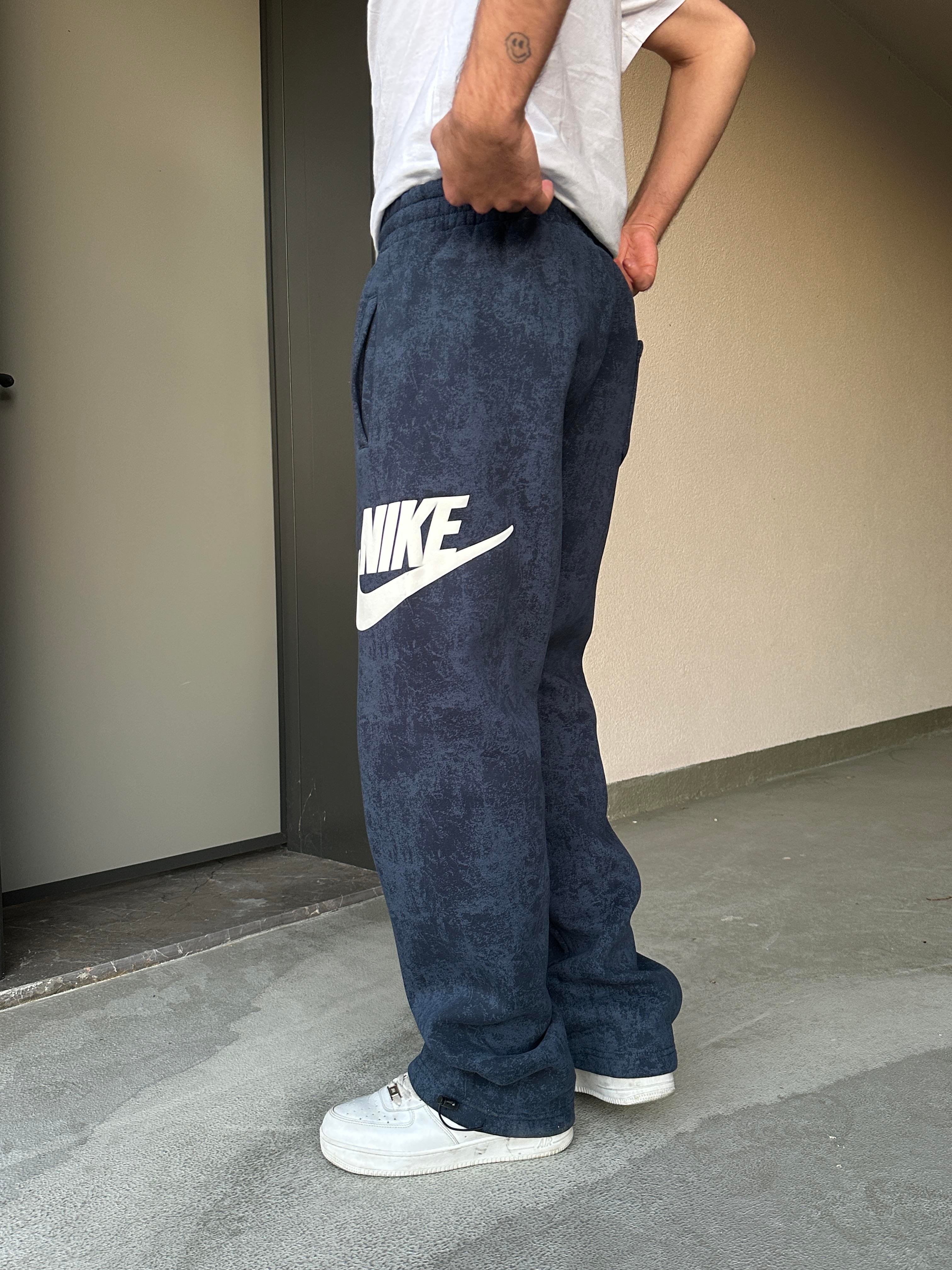 Lacivert Batik Yan Nike Eşofman