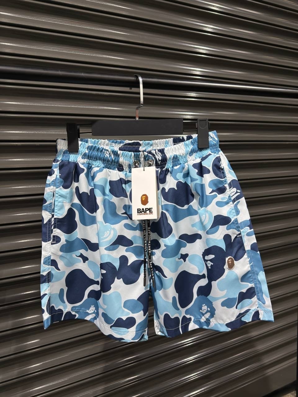 MAVİ BAPE  DENİZ ŞORTU
