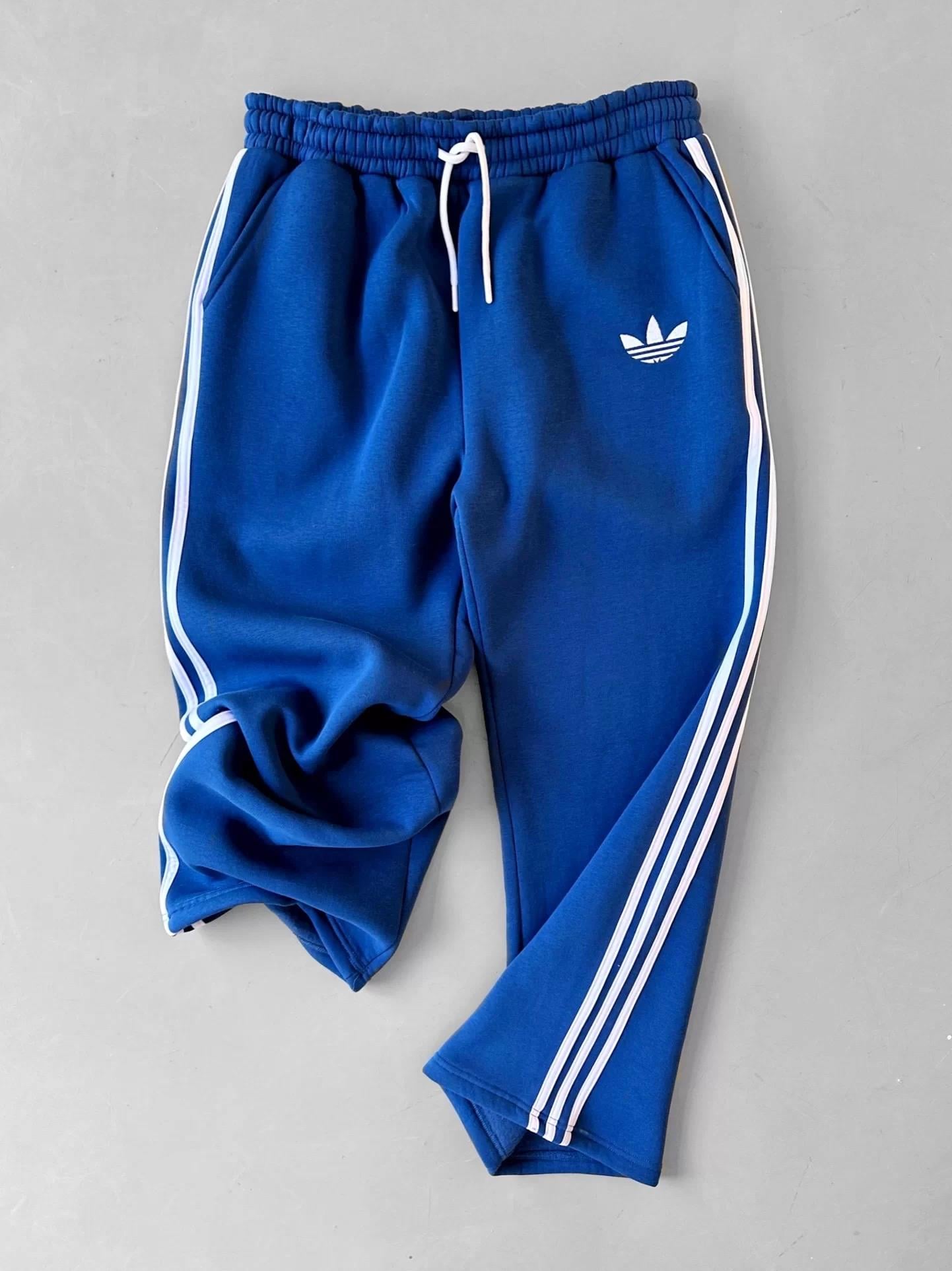 Mavi Üç İplik Adidas Eşofman