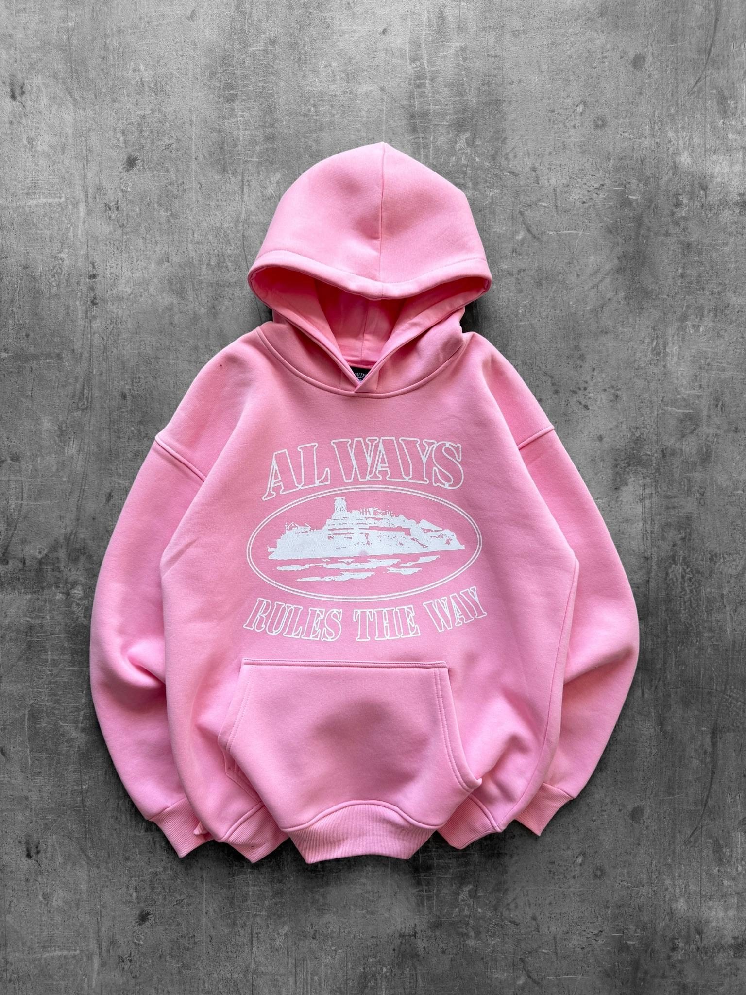 PEMBE CORTEİZ ALWAYS KAPŞONLU SWEAT