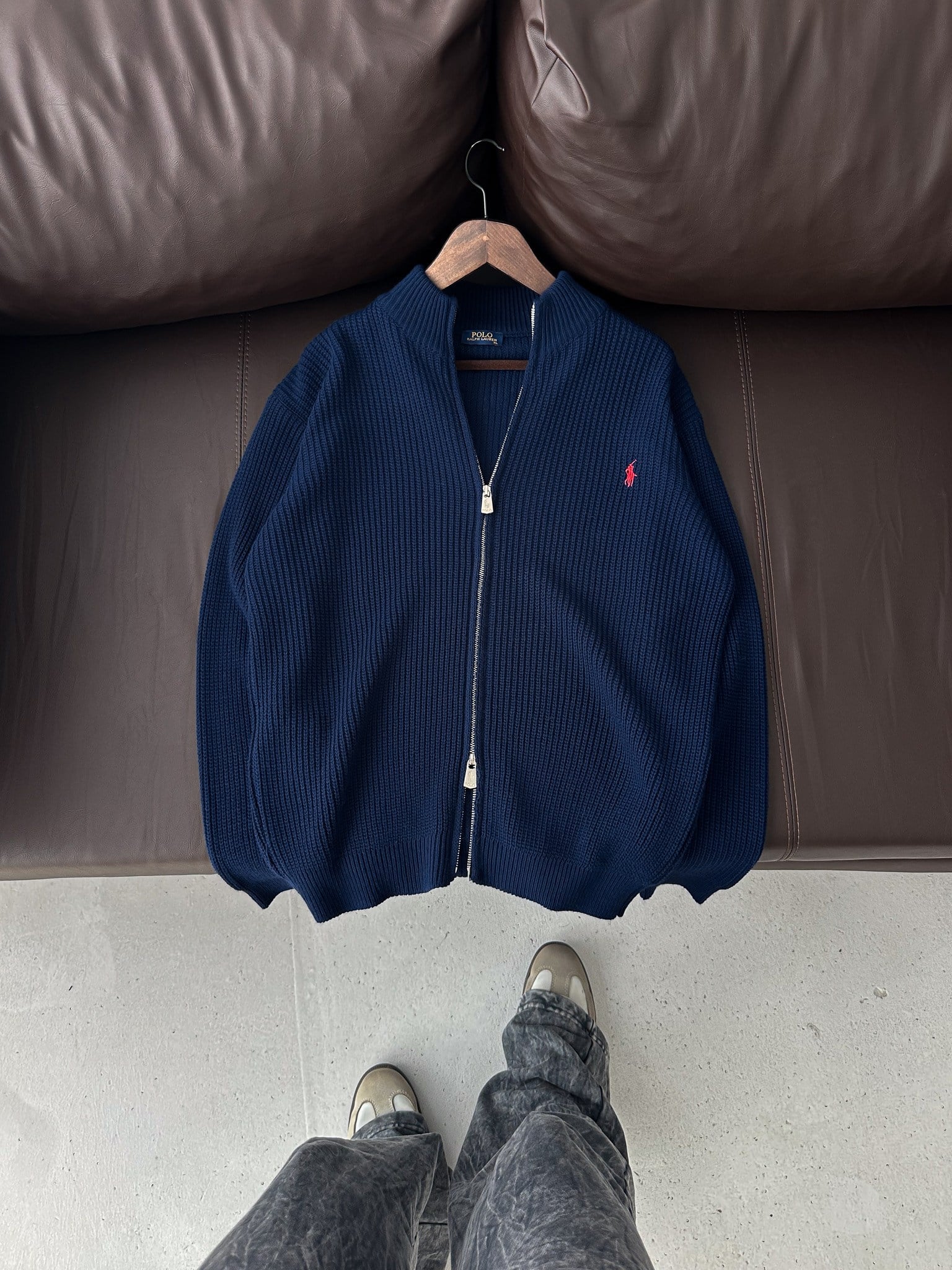 POLO LACİVERT TRİKO HIRKA