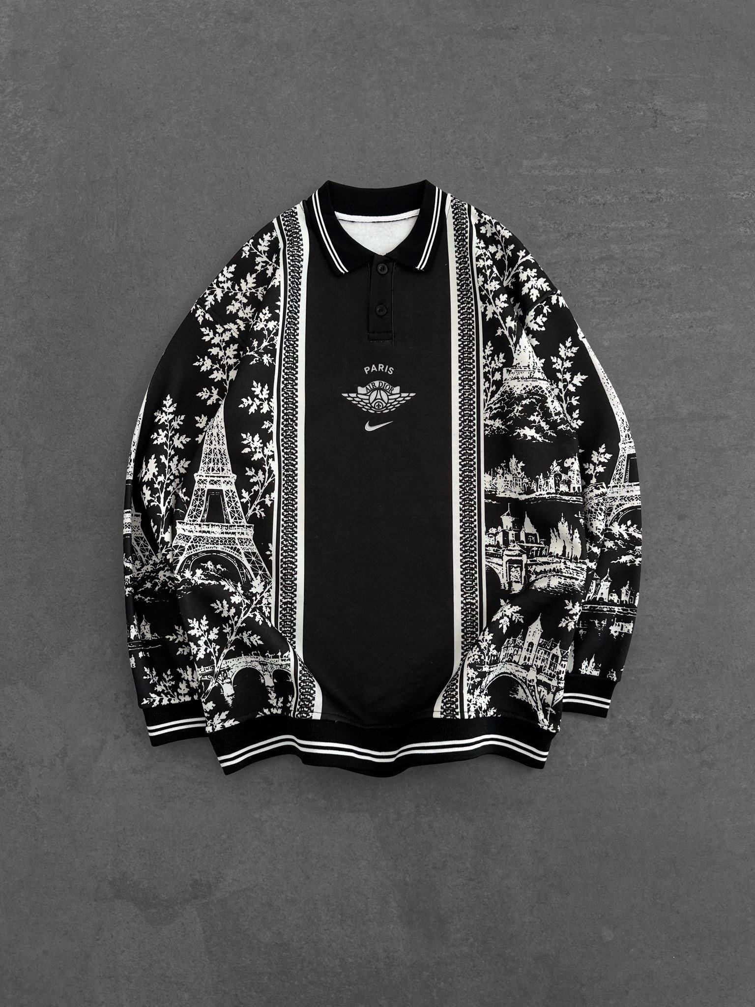 SİYAH DİJİTAL POLO PARİS SWEAT