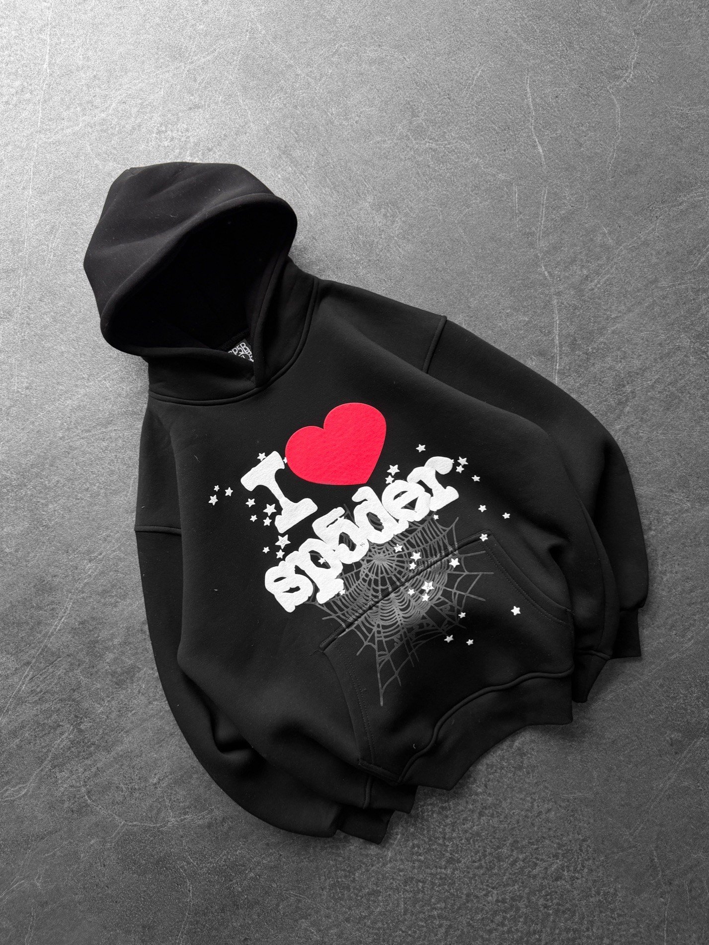 SİYAH KAPŞONLU SP5DER SWEAT