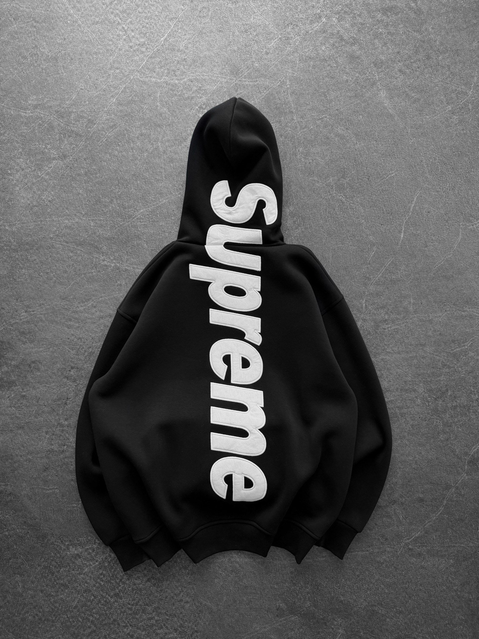 SİYAH SIRT NAKIŞ SUPREME SWEAT
