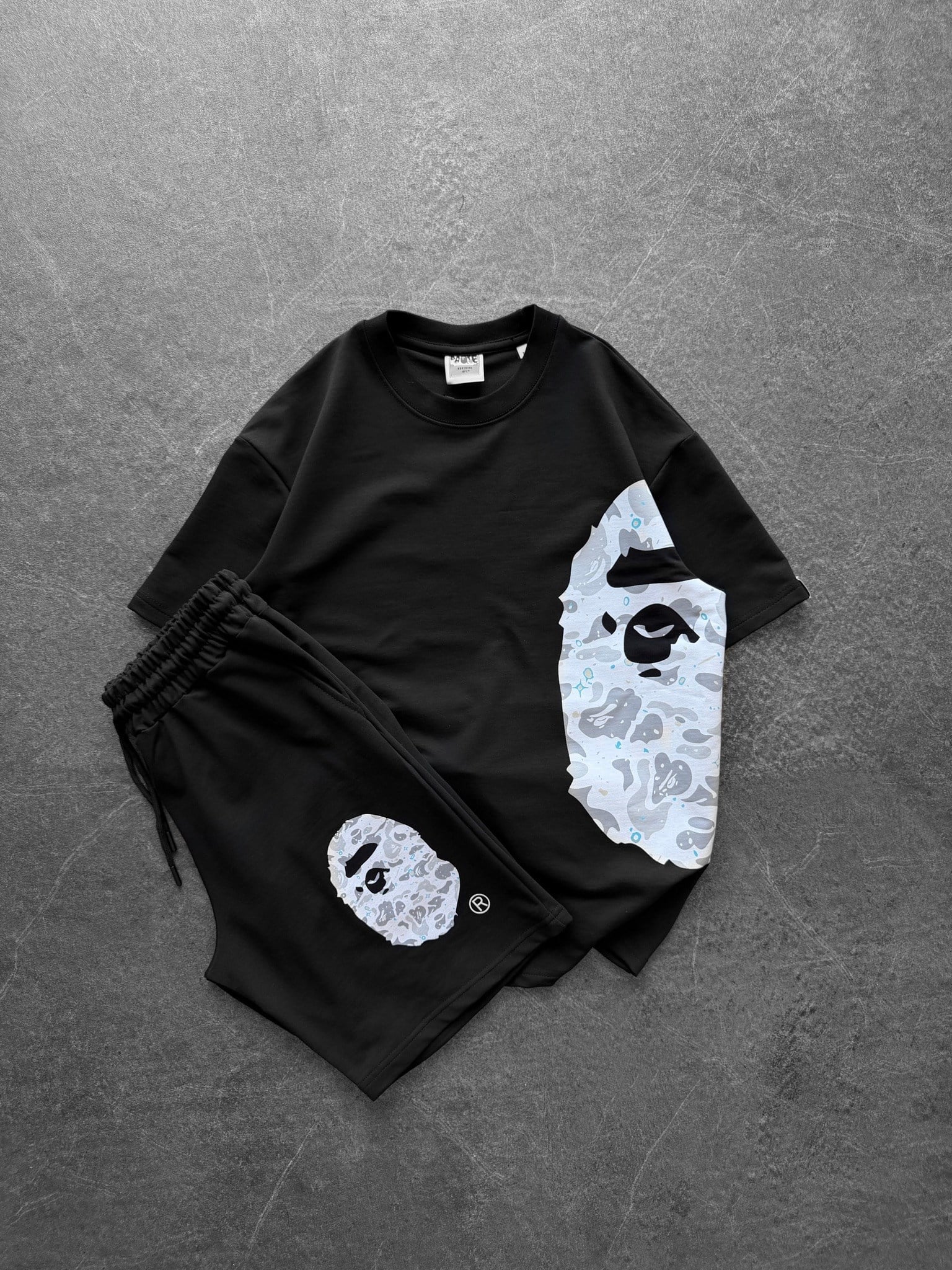SİYAH YAN BAPE TAKIM