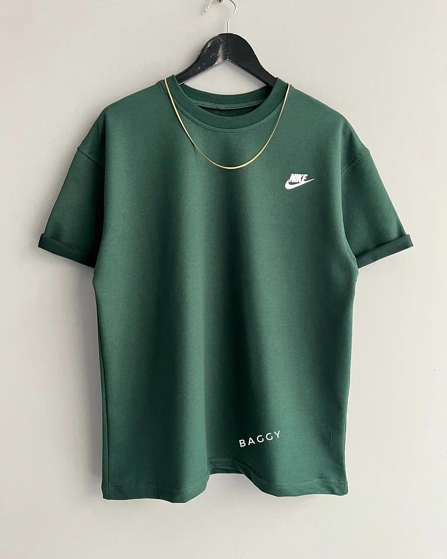 Yeşil Yan Yazı Nk Tshirt