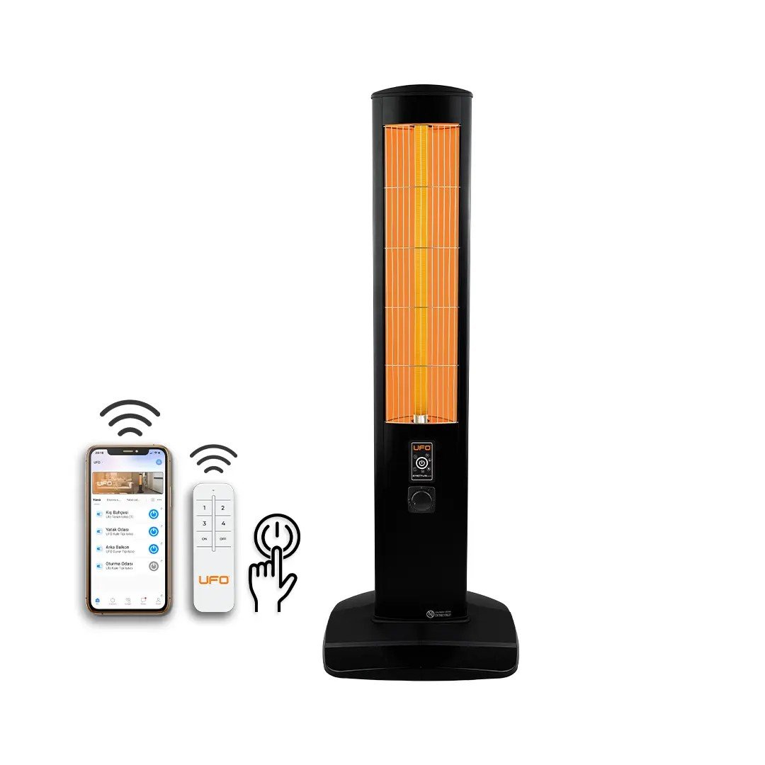 UFO Erciyus Smart 2300 W Mobil Uyumlu Kule Tipi Isıtıcı