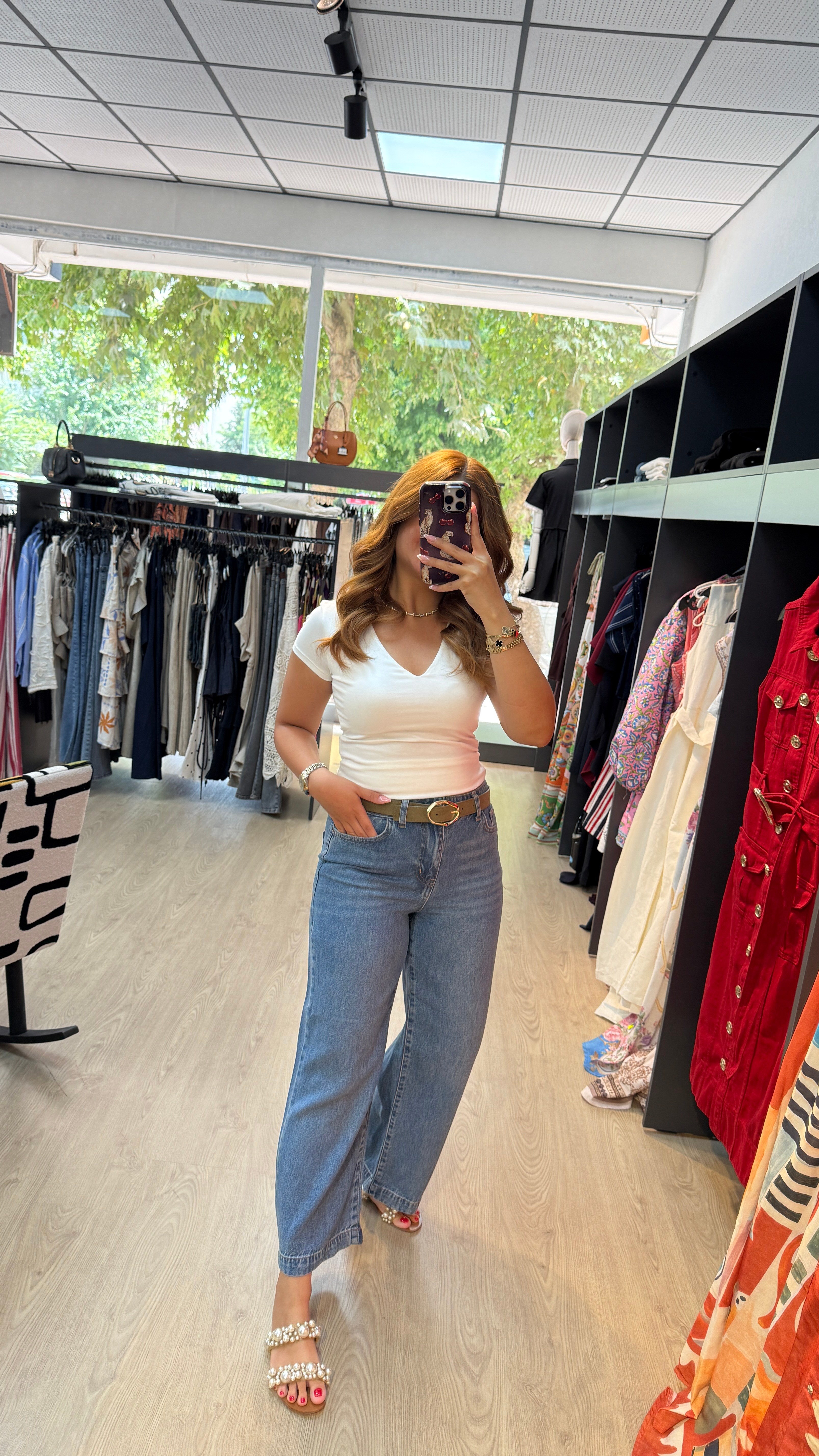 Modal Kumaş Geniş Paça Jean