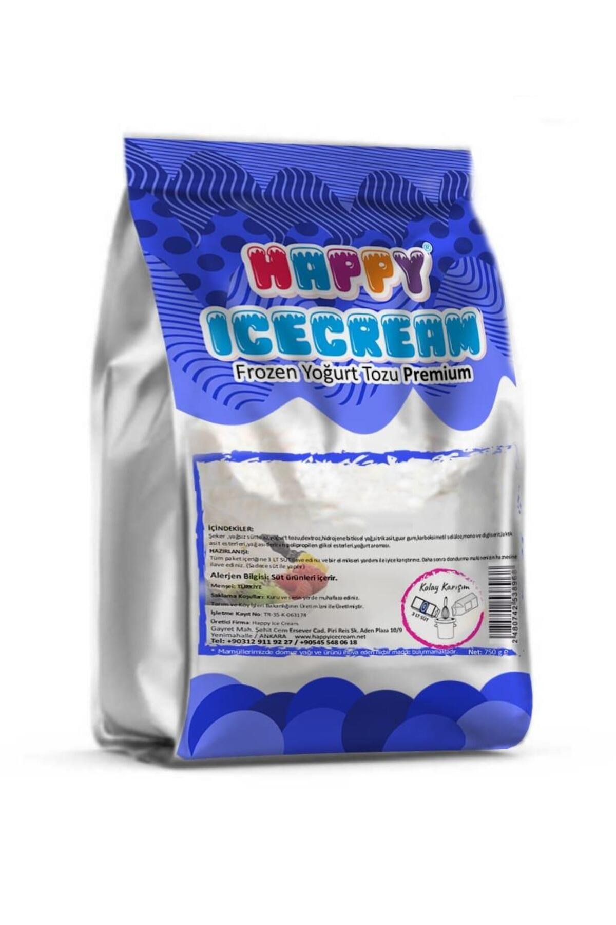 Frozen Yoğurt Tozu 750 gr