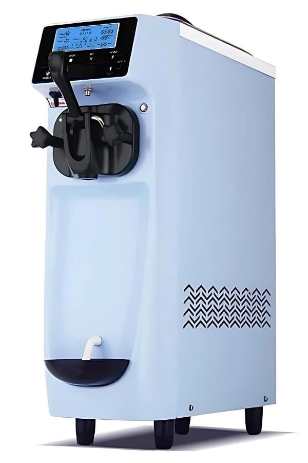 Happy icecream Tek Kollu Soft Dondurma Makinesi 6 lt HPY-0020A Set Üstü (Blue)