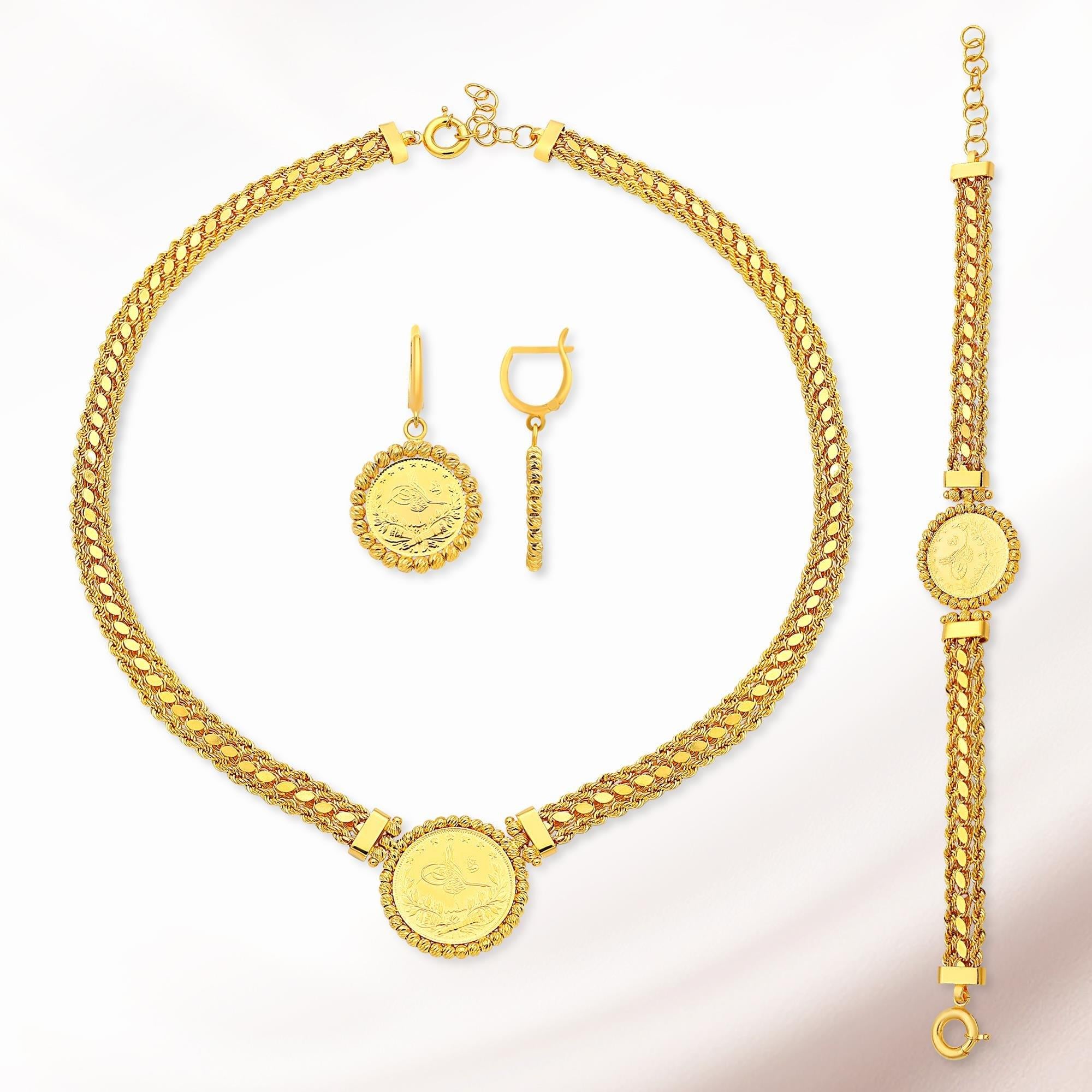 Pullu Halat Set Reşatlı 22K - ST020