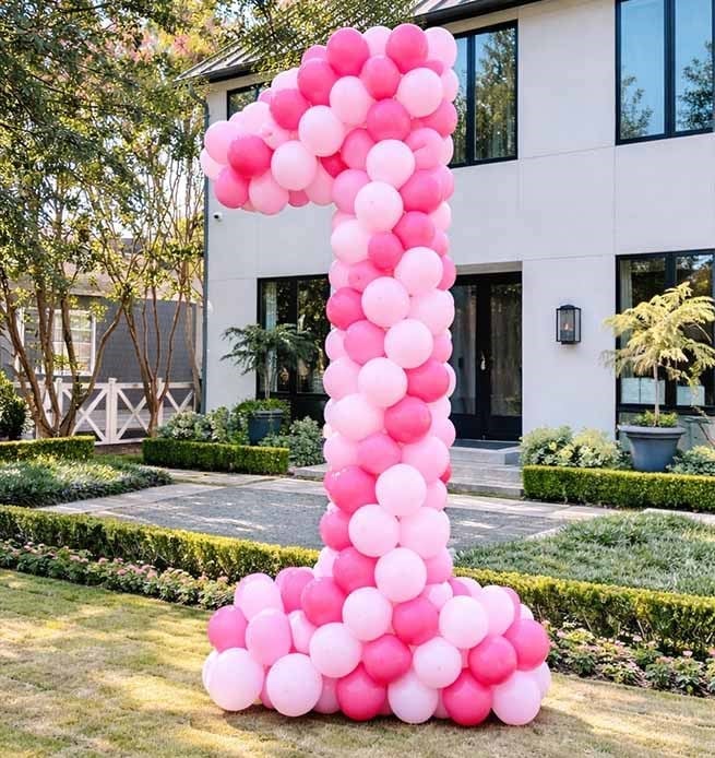 1 Rakam Balon Aranjmanı