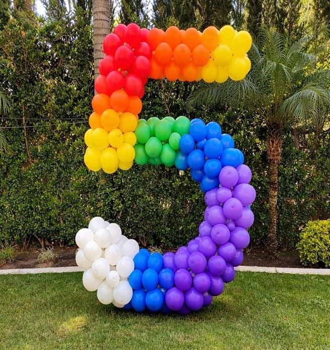5 Rakam Balon Aranjmanı