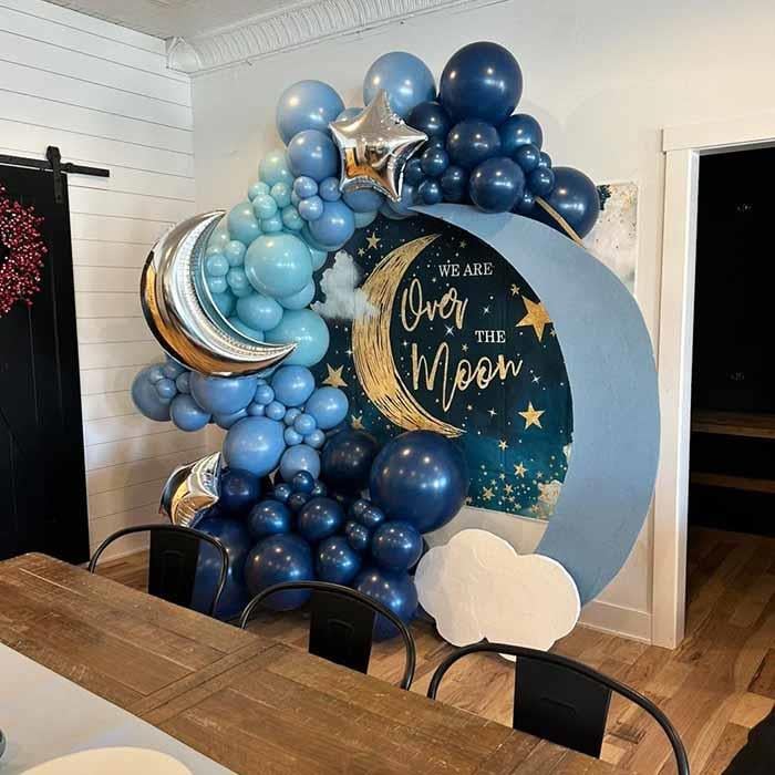 Ay ve Hilal Temalı Ramazan Bayramı Süsleme Balon Konsepti