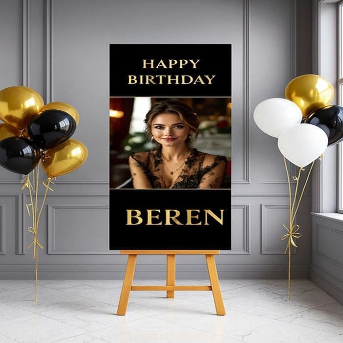 Doğum Günü Panosu Uçan Balon Paketi