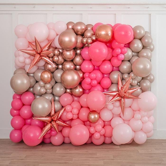 Fuşya Pembe Renkli Balon Duvarı