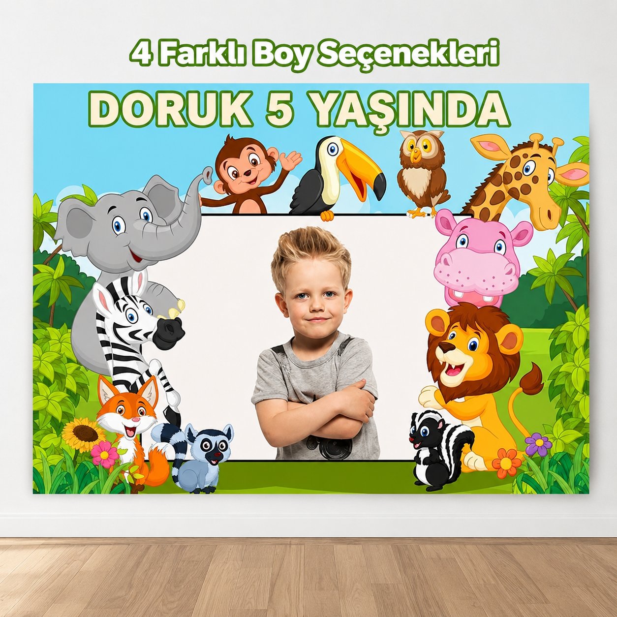 Kişiye Özel Branda Doğum Günü Afiş