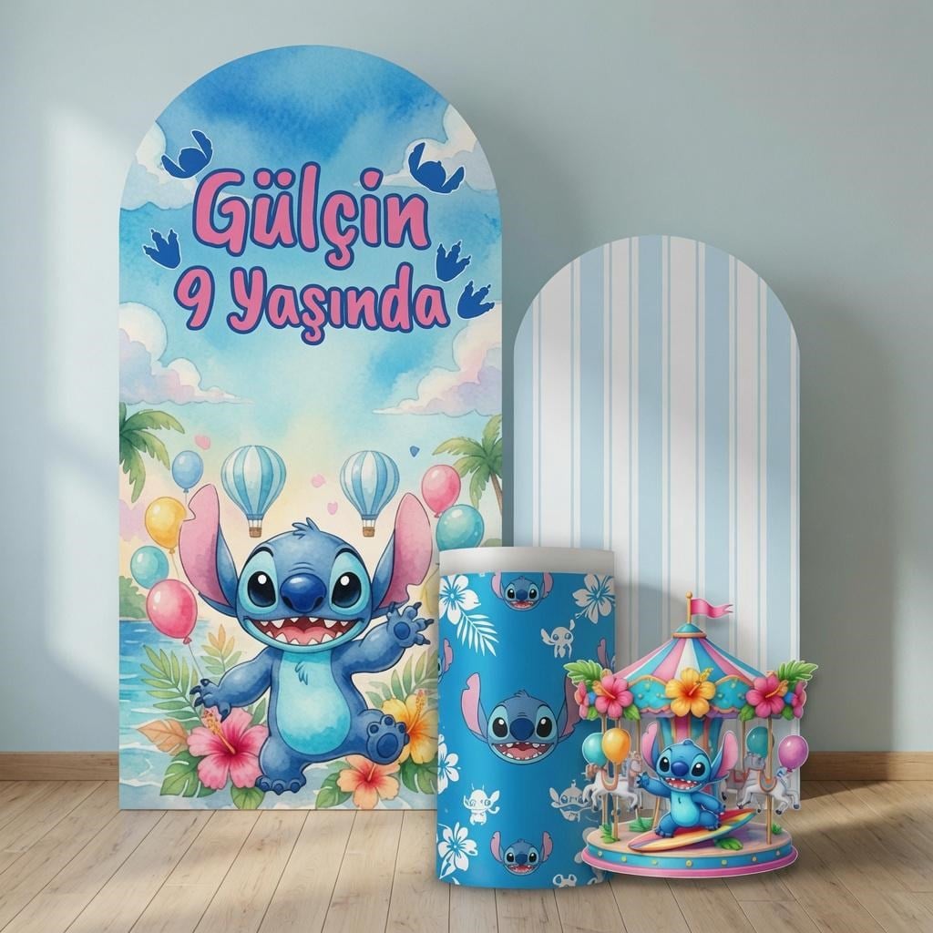 Kişiye Özel Doğum Günü Mdf Pano Setleri