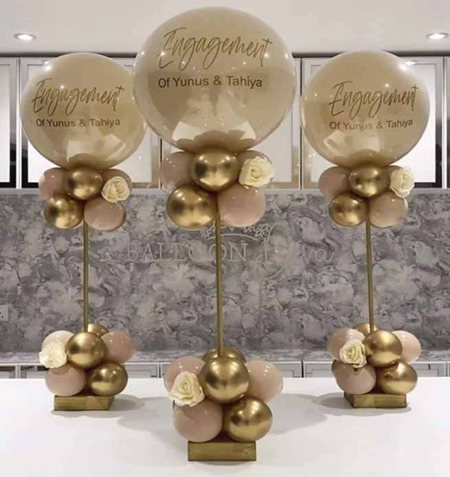 Kişiye Özel Nişan Balon Standı
