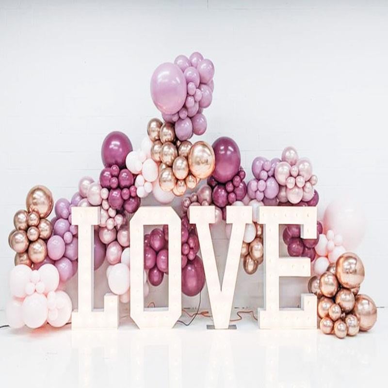 LOVE Harfli Pastel Balon Dekor Süsleme İstanbul