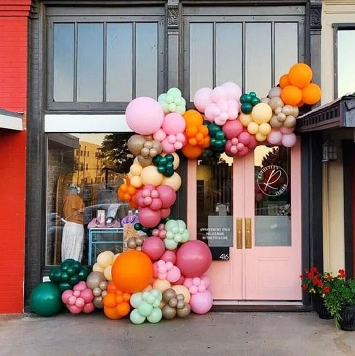 Mağaza Açılış Zincir Balon Süsleme