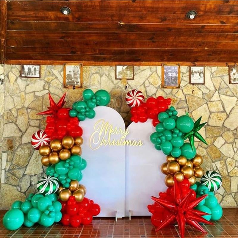 Merry Christmas Yılbaşı Temalı Balon Süsleme Organizasyonu