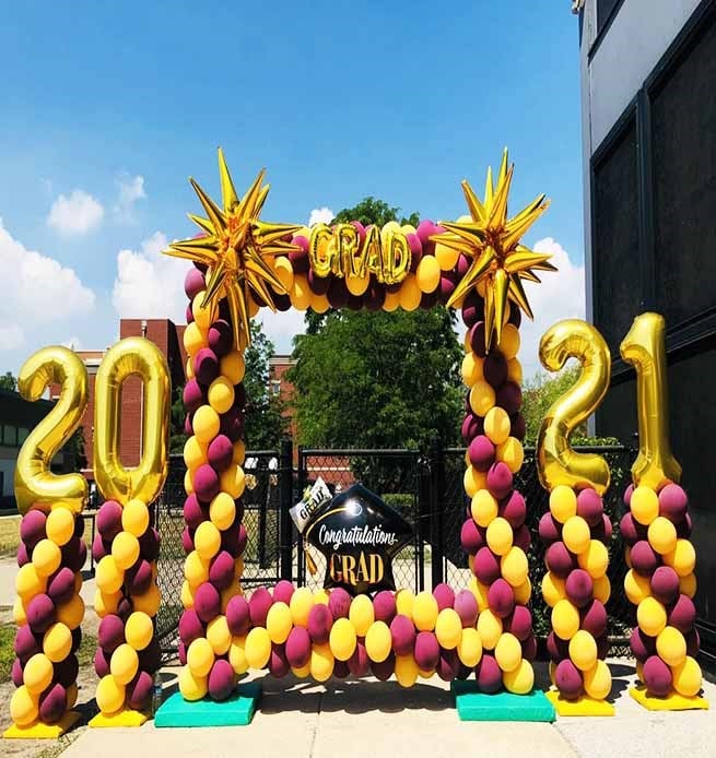 Mezuniyet Balon Takı Arka Fon