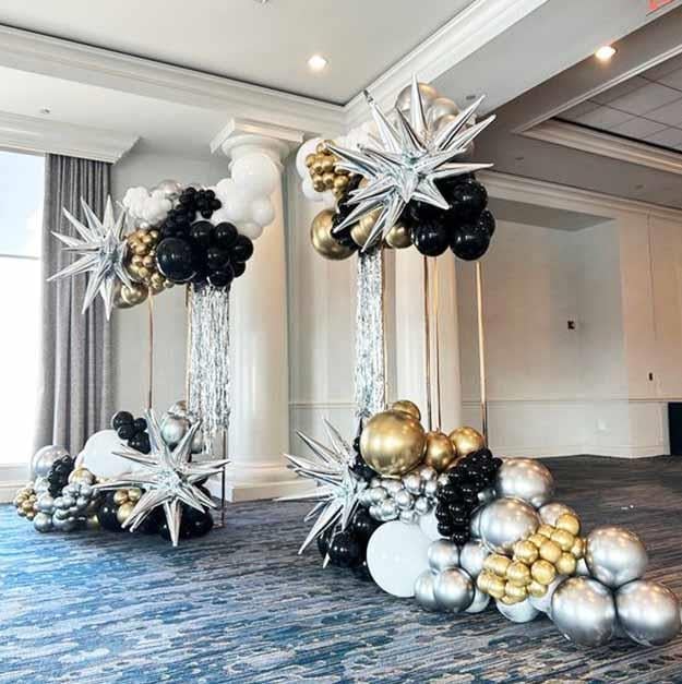 Modern Grand Mezuniyet Balon Dekoru