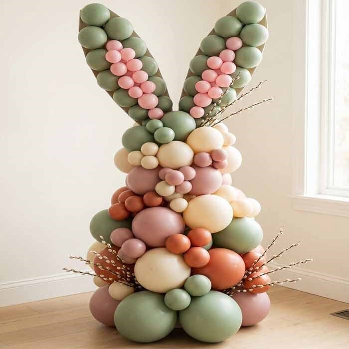 Paskalya Bayramı Tavşan Balon Aranjmanı