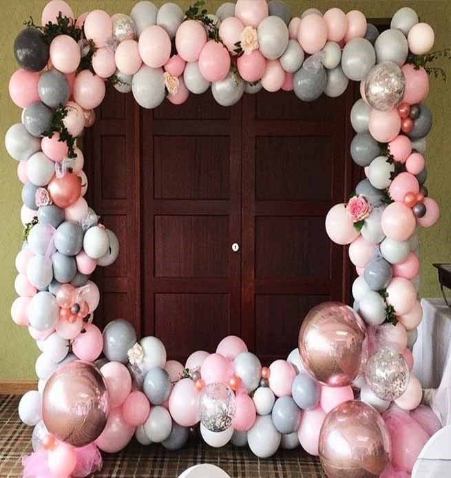 Pastel Balon Kemer Arka Fon