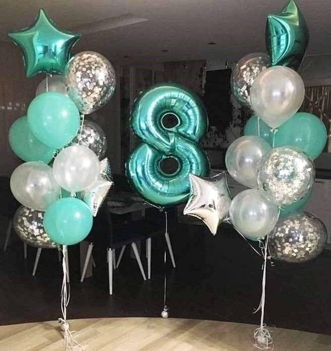 Rakam Uçan Balon Demeti