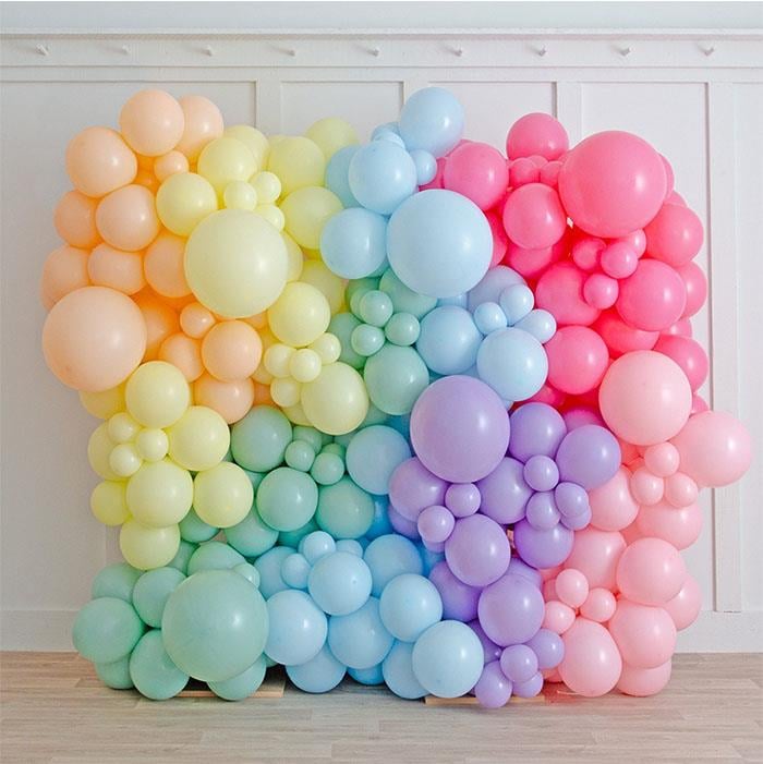 Renkli Balon Duvarı Süsleme Paketi