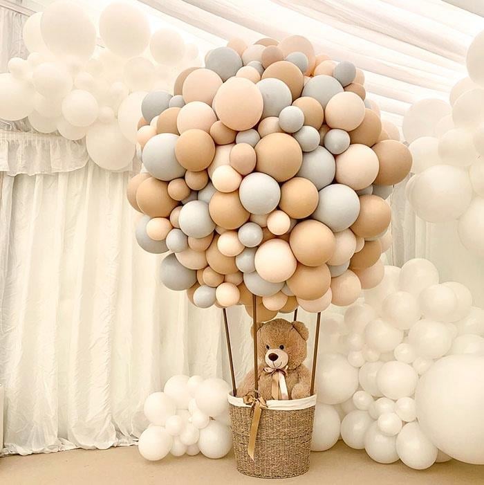 Soft Renkli Ayıcıklı Balon Buketi