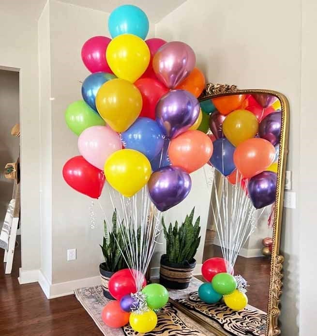 Uçan Balon Organizasyon Renkli Balon Demeti