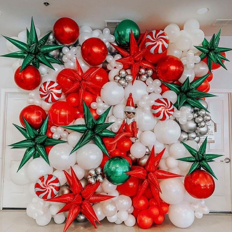 Yılbaşı Balon Duvarı Süsleme
