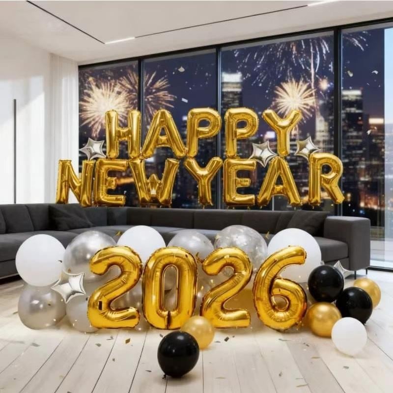 Yılbaşı Balon Süsleme 2027