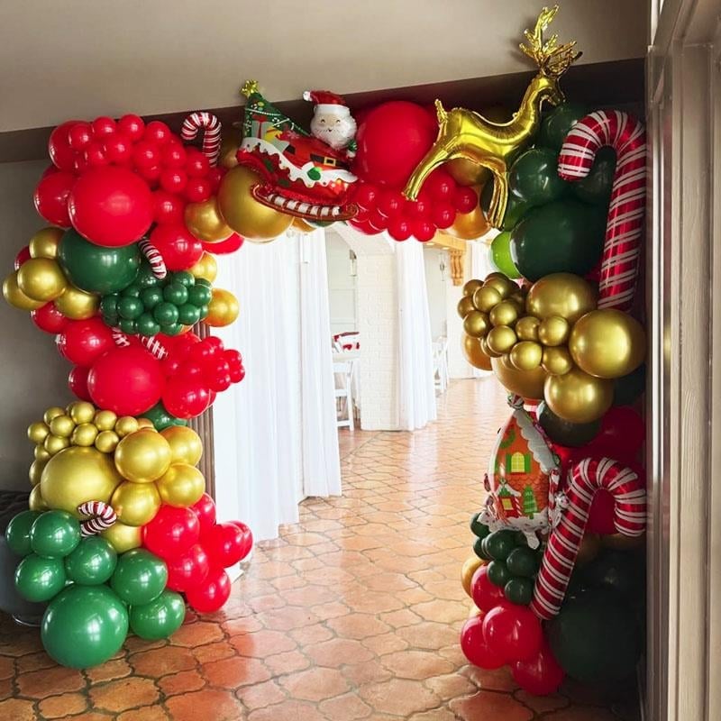 Yılbaşı Ev Kapı Balon Süsleme