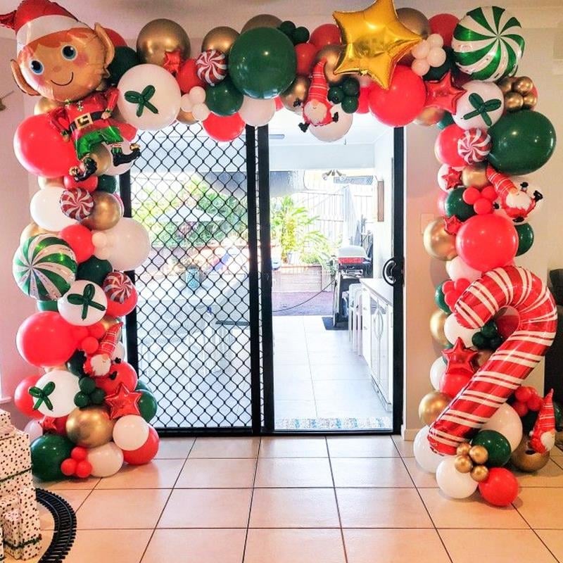 Yılbaşı Kapı Zincir Balon Süsleme