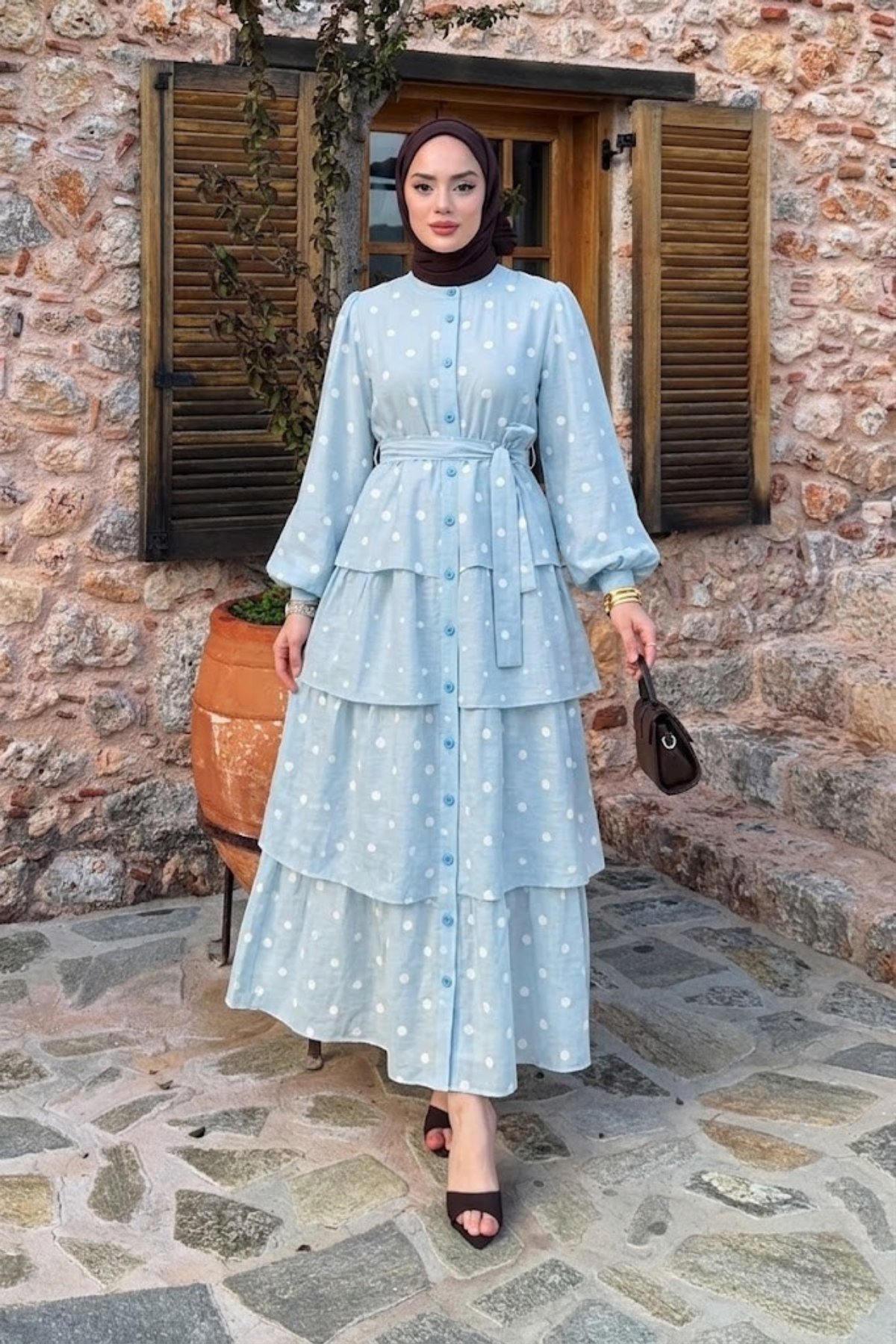 Alesia Elbise - Mavi