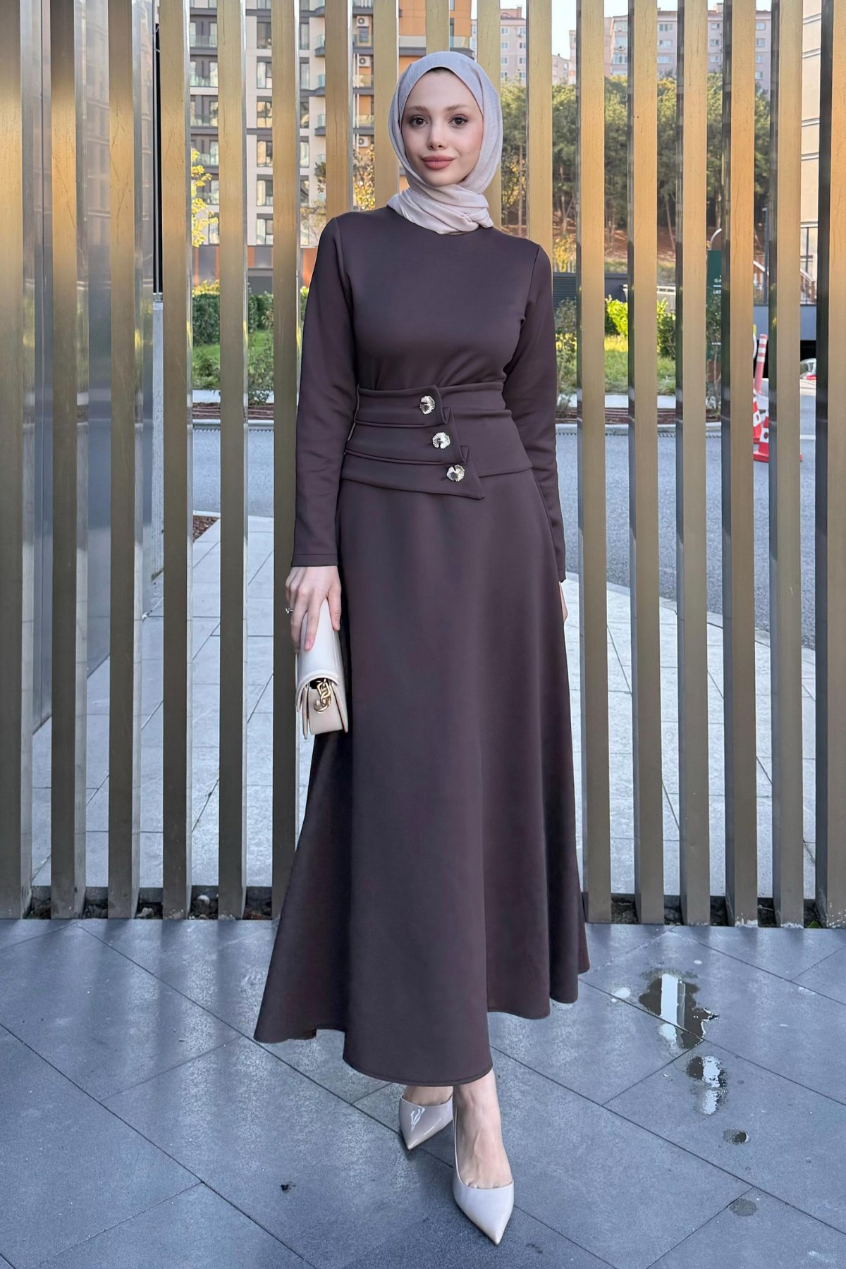 Dora Elbise - Kahverengi