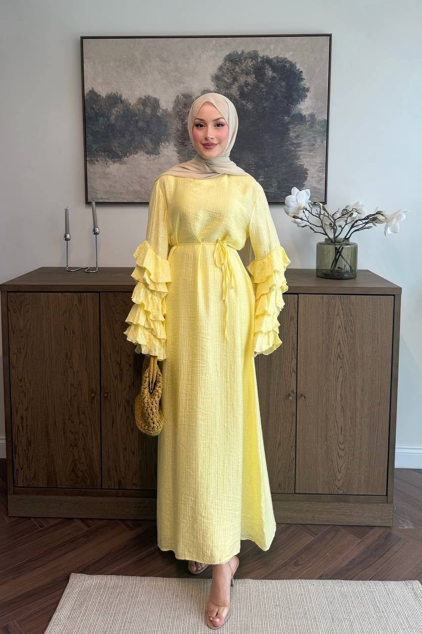 Jouve Elbise - Sarı