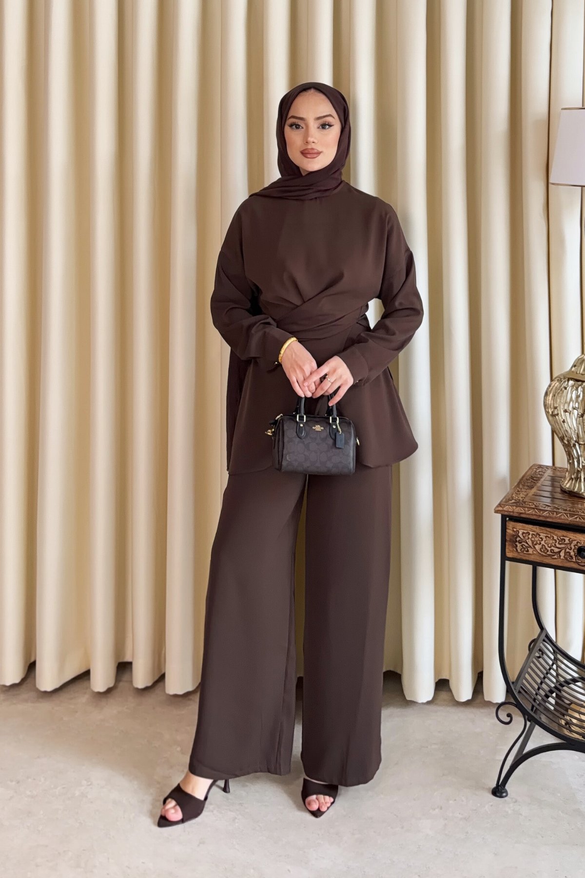 Liana Takım - Kahverengi