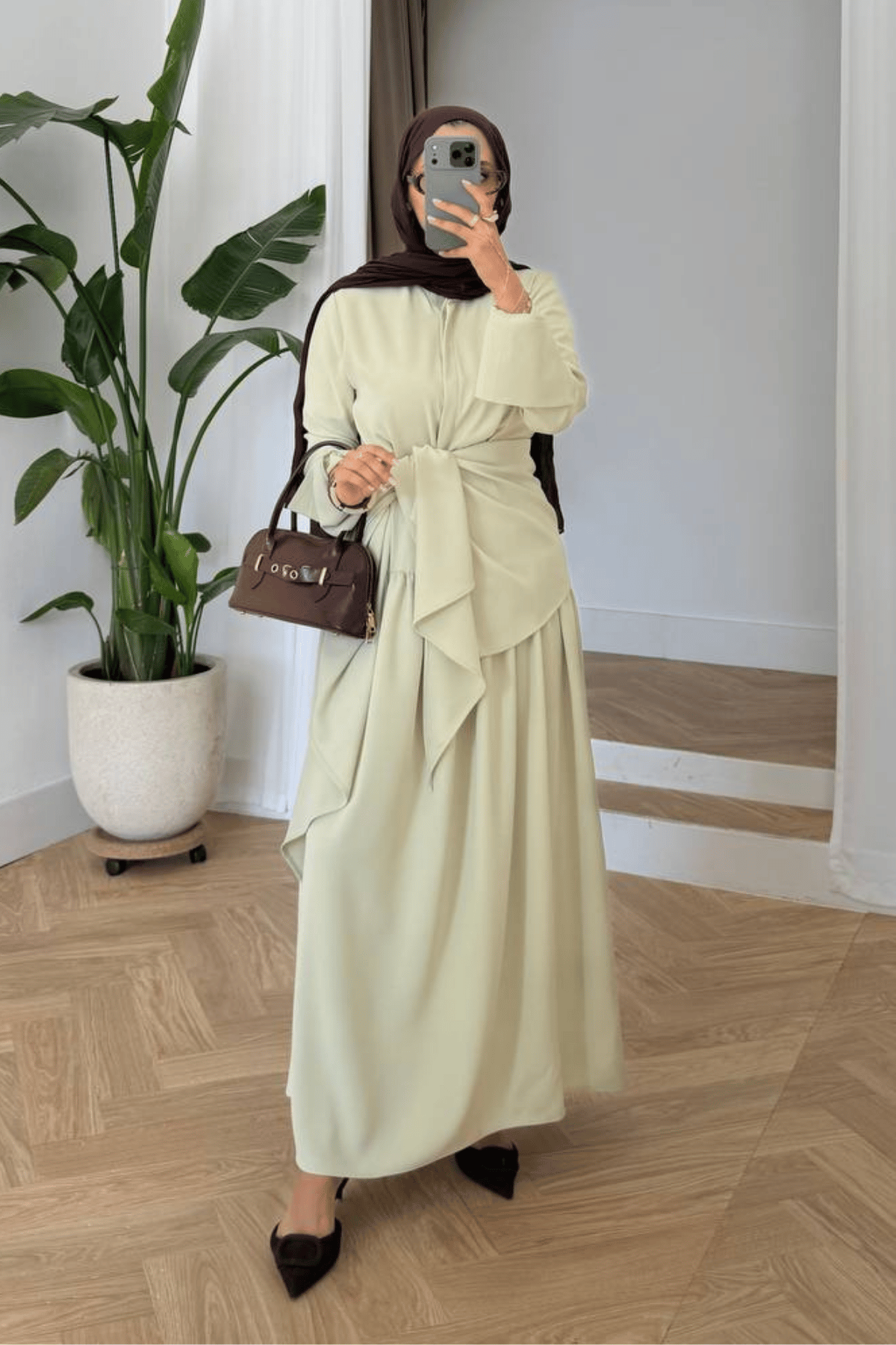 Mersa Elbise - Soft Yeşil