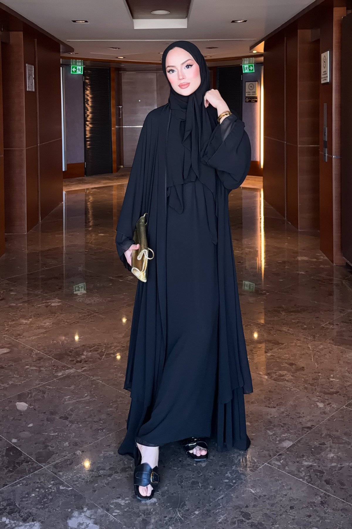 Mono Abaya - Siyah