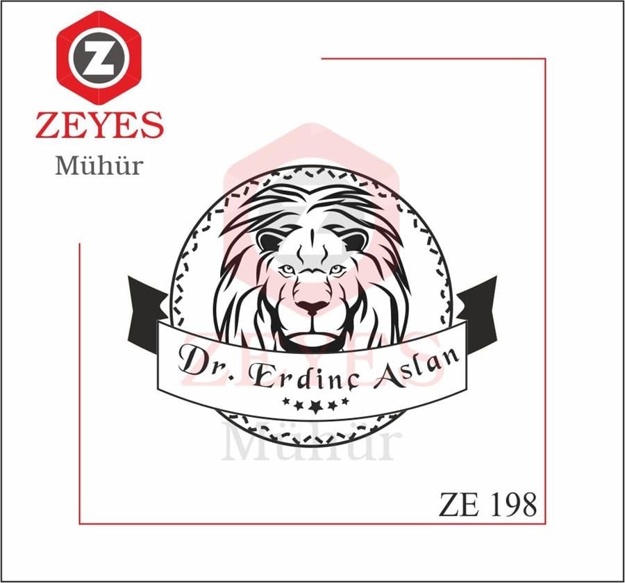 Aslan Kitap Mührü  ZE 198